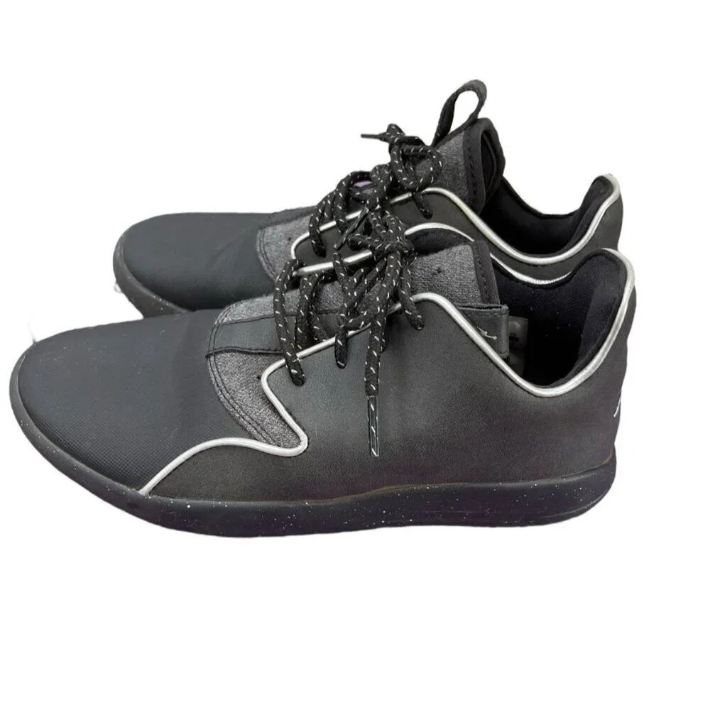 Nike Air Jordan Eclipse Holiday Black Metallic Sneakers 4 Youth